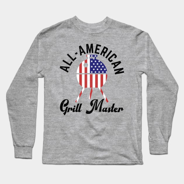 All-American Grill Master T-Shirt Long Sleeve T-Shirt by lucidghost